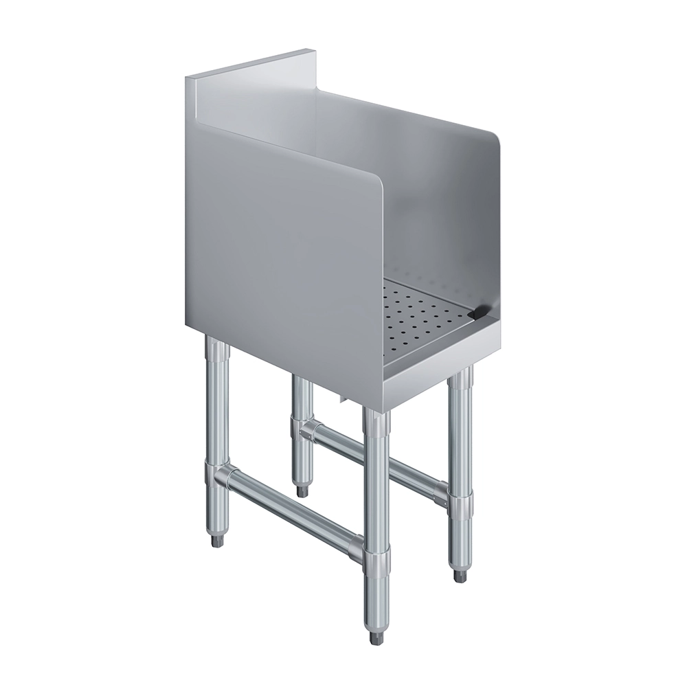 Recessed Underbar Drainboard – 18 1/2 in. x 12 in. x 30 in.