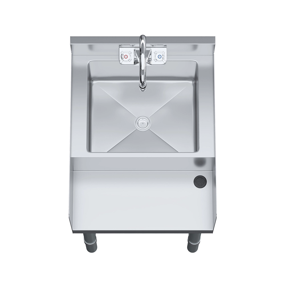 Stainless Steel Underbar Blender Station With Sink - 22-1/2 in. x 18 in. x 30 in. - Image 5