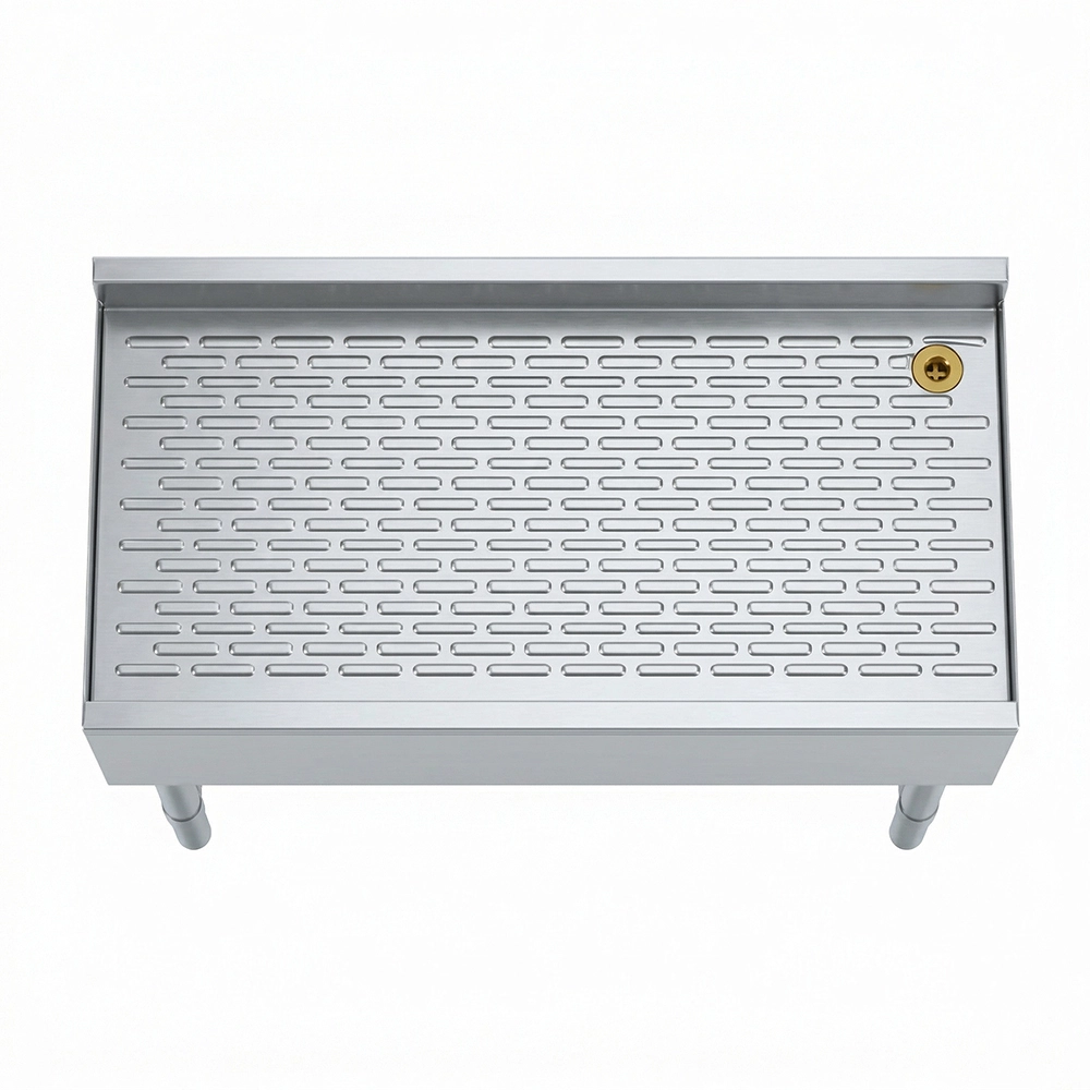 24 in. x 18 in. Stainless Steel Underbar Drainboard - Image 4