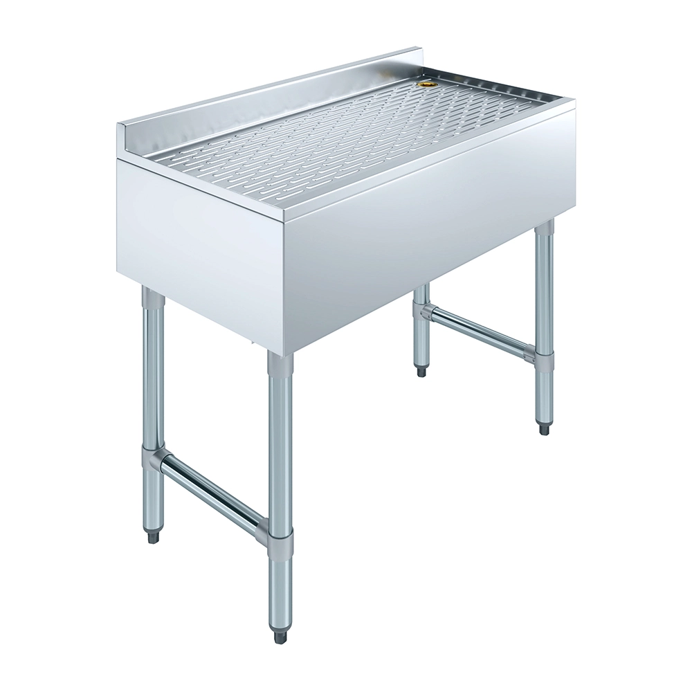 36 in. x 18 in. Stainless Steel Underbar Drainboard