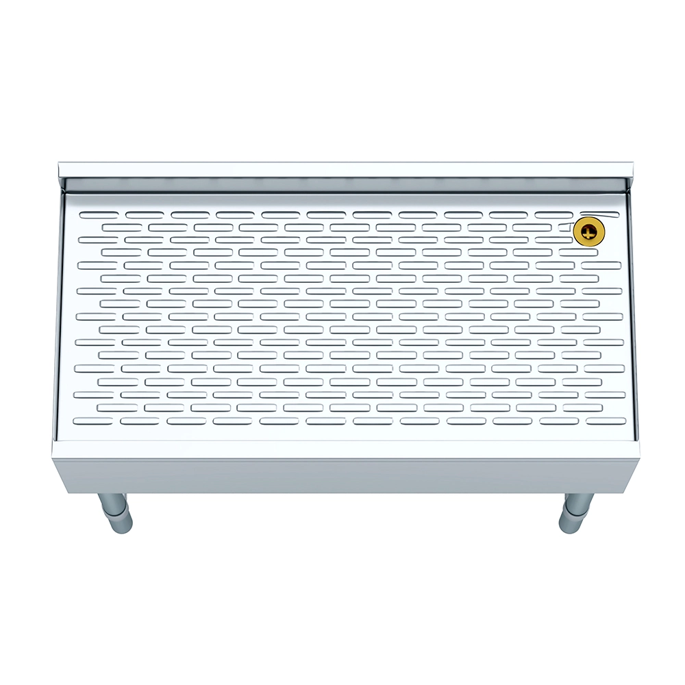 36 in. x 18 in. Stainless Steel Underbar Drainboard - Image 4