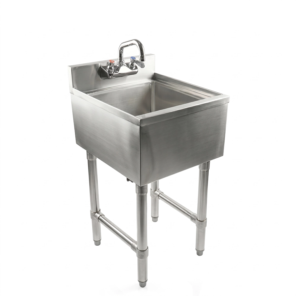 18-1/2 in. x 15 in. x 30 in. Underbar Stainless Steel Hand Sink with Backsplash