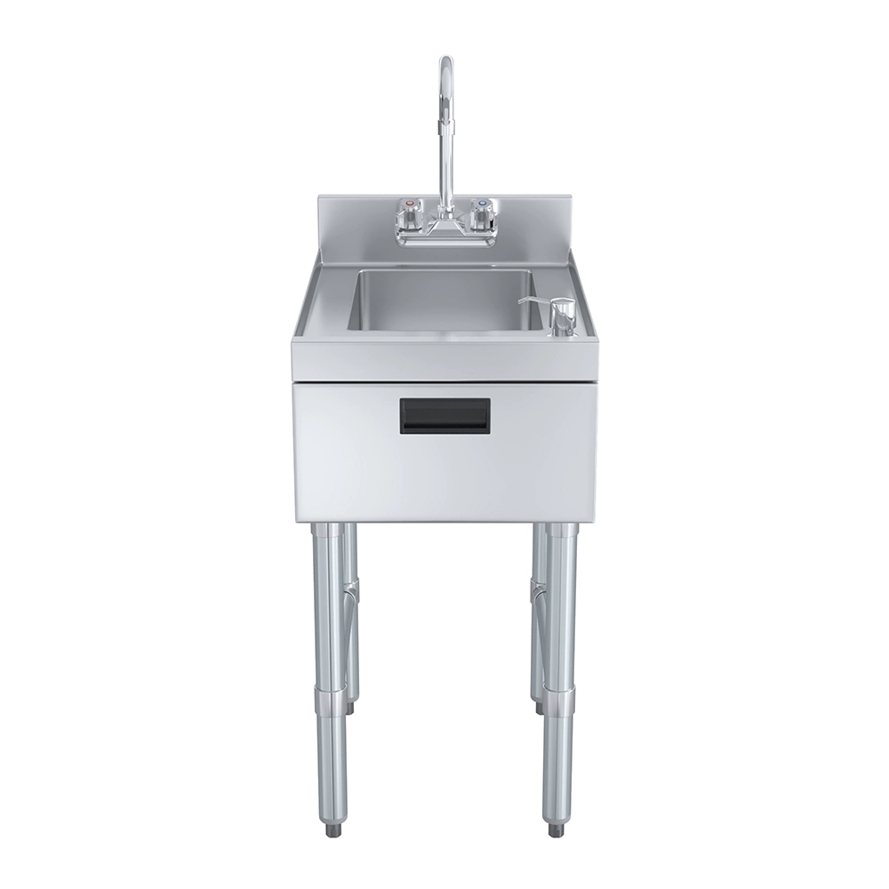 22 in. x 15 in. Underbar Hand Sink with Soap and Towel Dispenser - Image 2