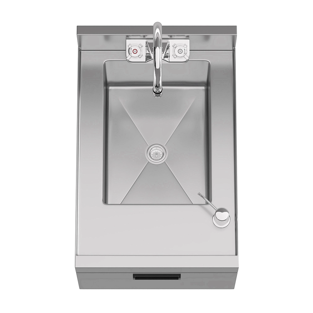 22 in. x 15 in. Underbar Hand Sink with Soap and Towel Dispenser - Image 6