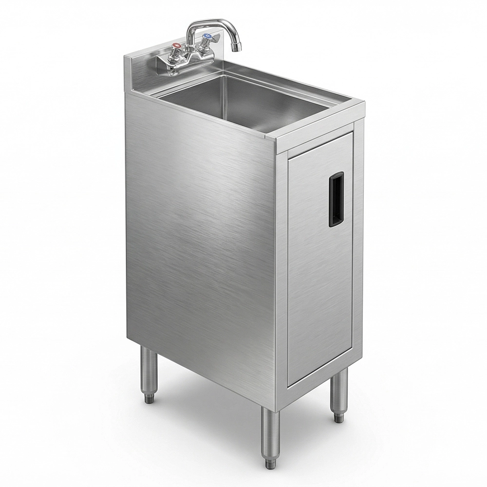 18-1/2 in. x 12 in. x 30 in. Underbar Hand Sink with Cabinet