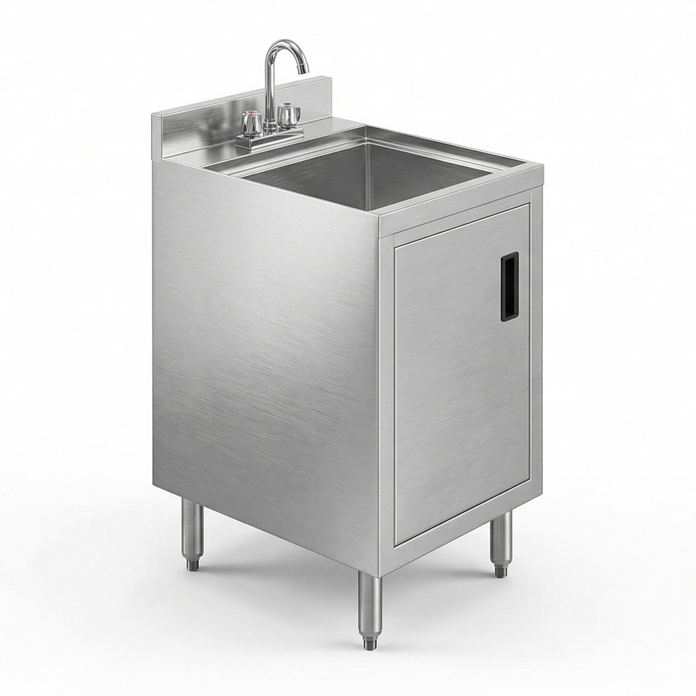22-1/2 in. x 18 in. x 30 in. Underbar Hand Sink with Cabinet
