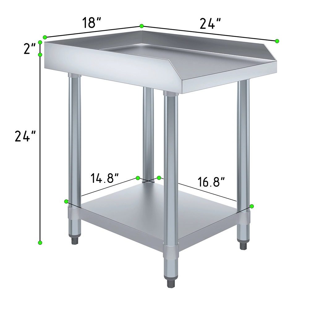 24" X 18" Stainless Steel Equipment Stand - Image 3