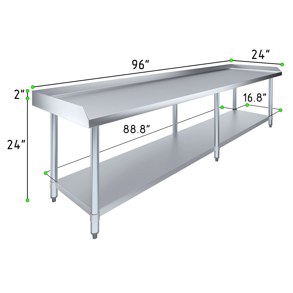24" X 96" Stainless Steel Equipment Stand - Image 3