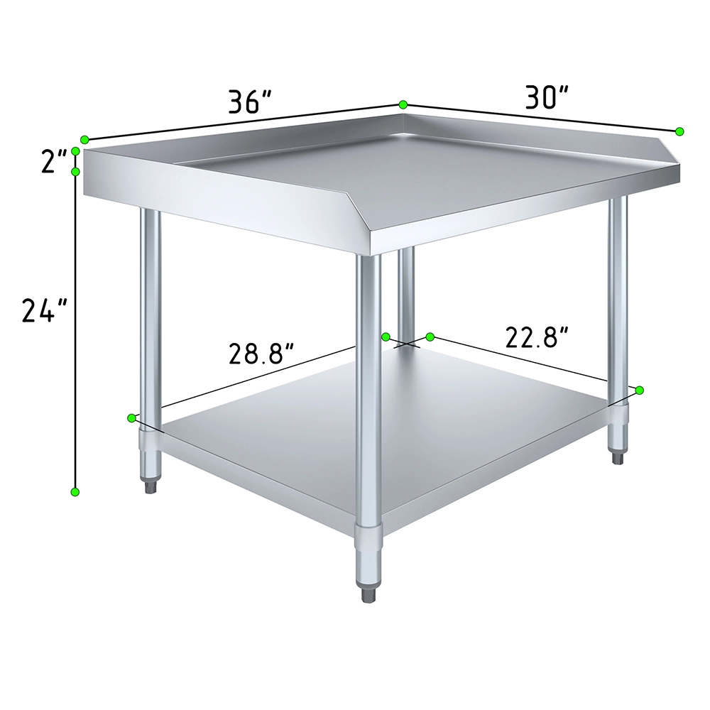 30" X 36" Stainless Steel Equipment Stand - Image 3