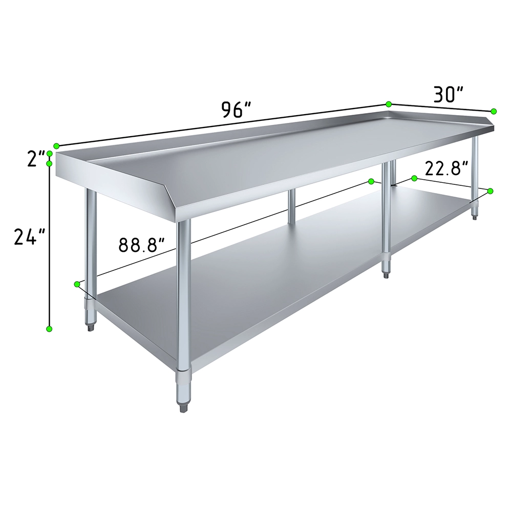 30" X 96" Stainless Steel Equipment Stand - Image 3