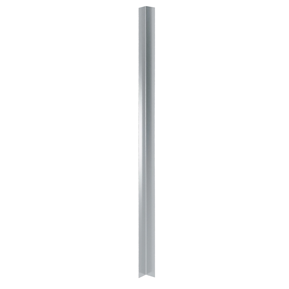 2 in. x 2 in. x 48 in. Stainless Steel Inside Corner Guard. 5/Pack - Image 2