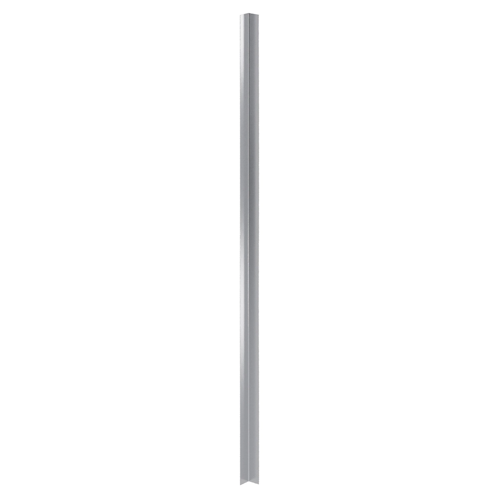 2 in. x 2 in. x 72 in. Stainless Steel Inside Corner Guard. 5/Pack - Image 2