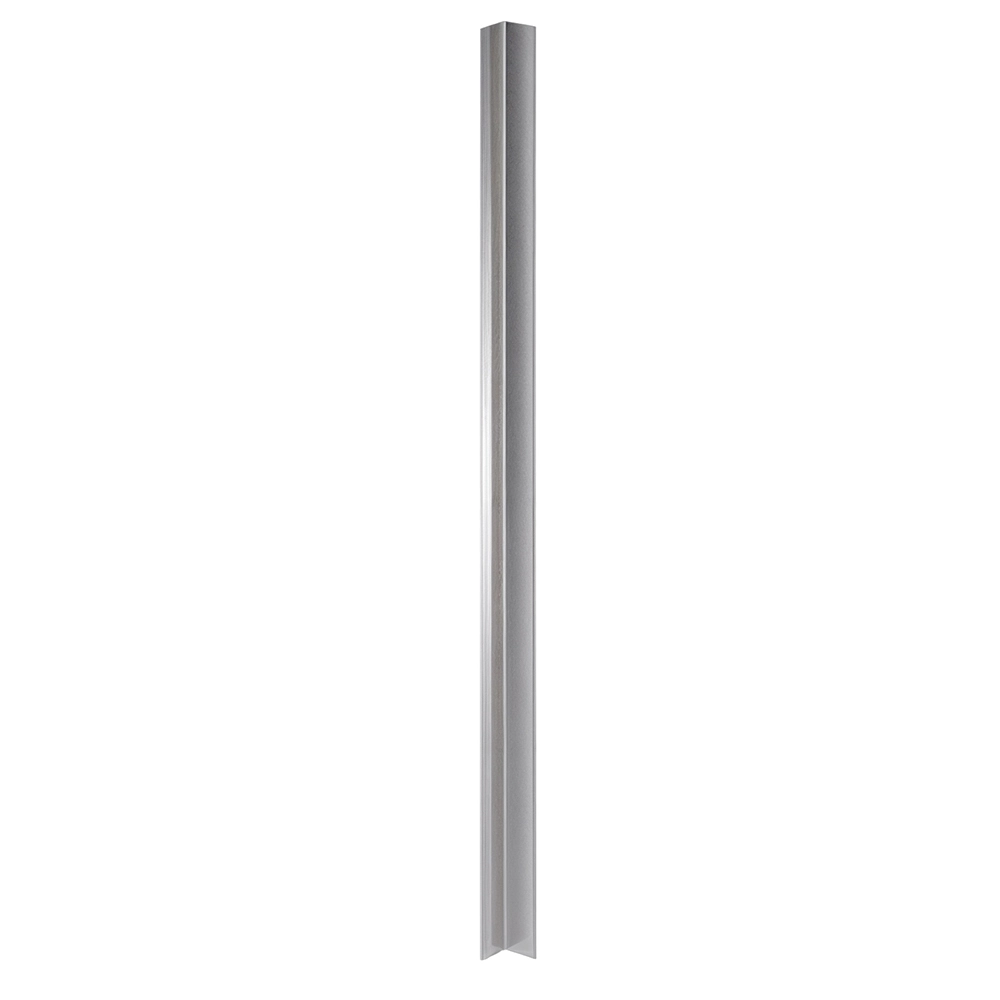 2 in. x 2 in. x 48 in. Stainless Steel Outside Corner Guard. 5/Pack - Image 2