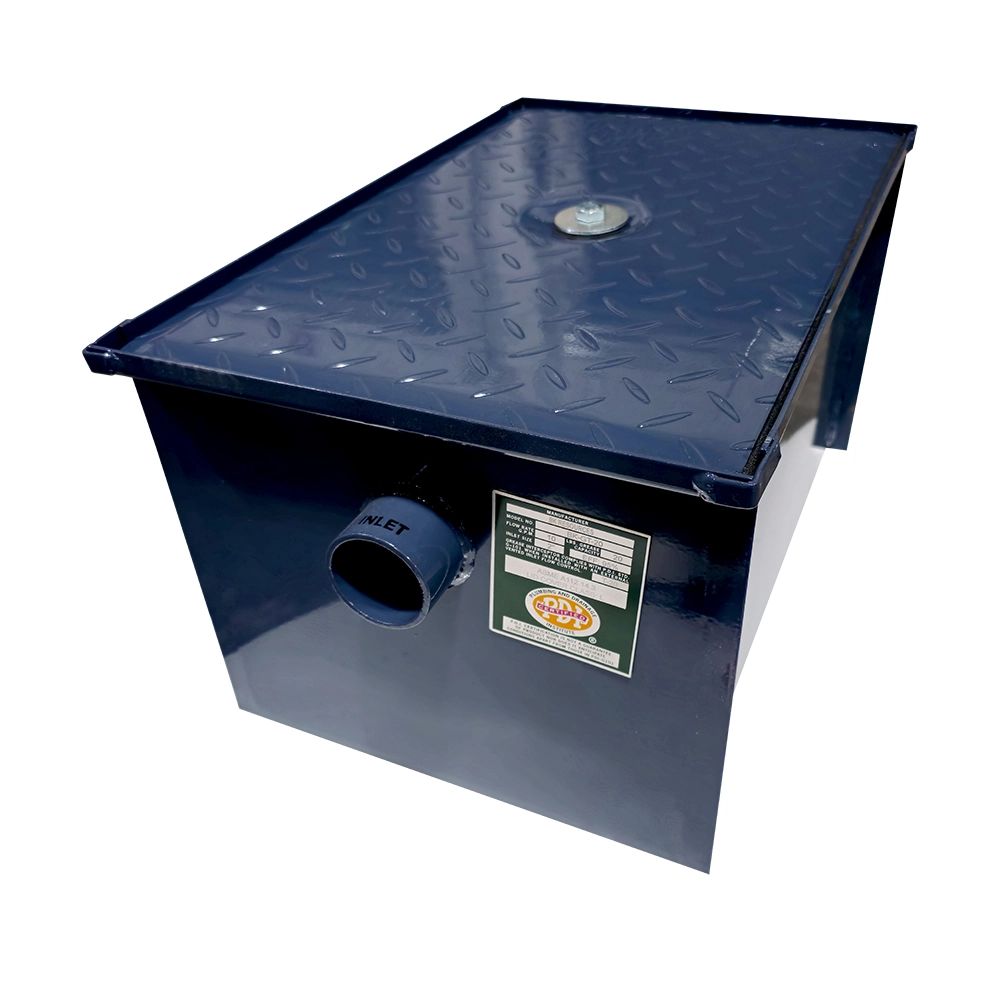 20 LB Carbon Steel Grease Trap Interceptor Under Sink 10 GPM