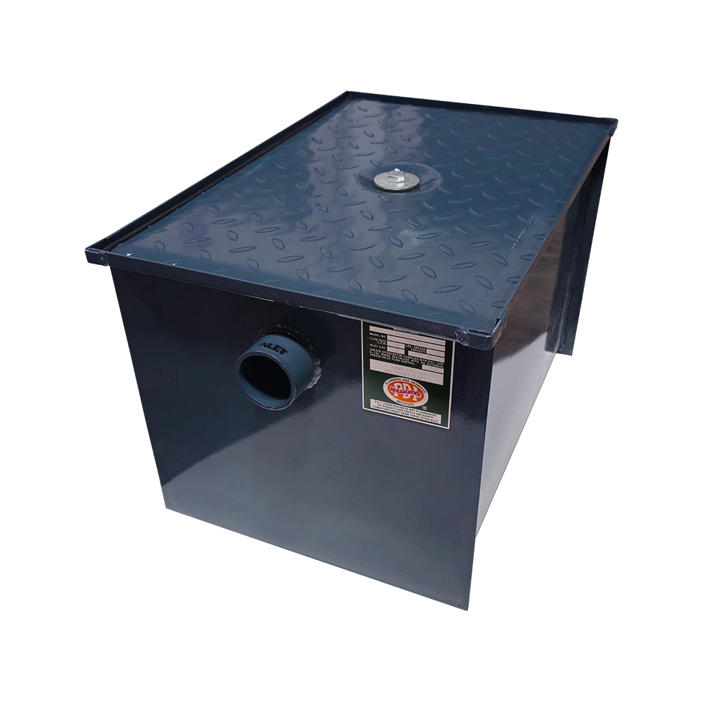 30 LB Carbon Steel Grease Trap Interceptor Under Sink 15 GPM