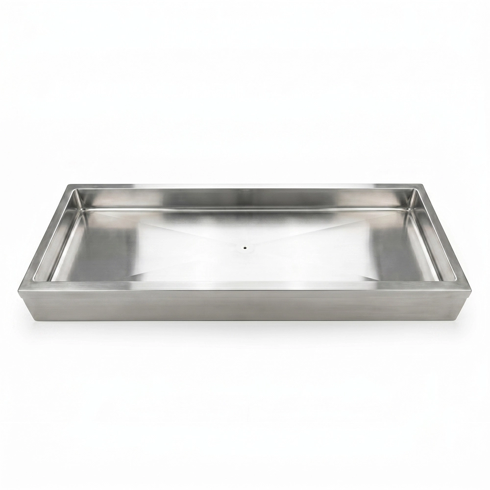 24 in. x 48 in. Stainless Steel Ice Display Chiller - 8 in. Height - Image 4