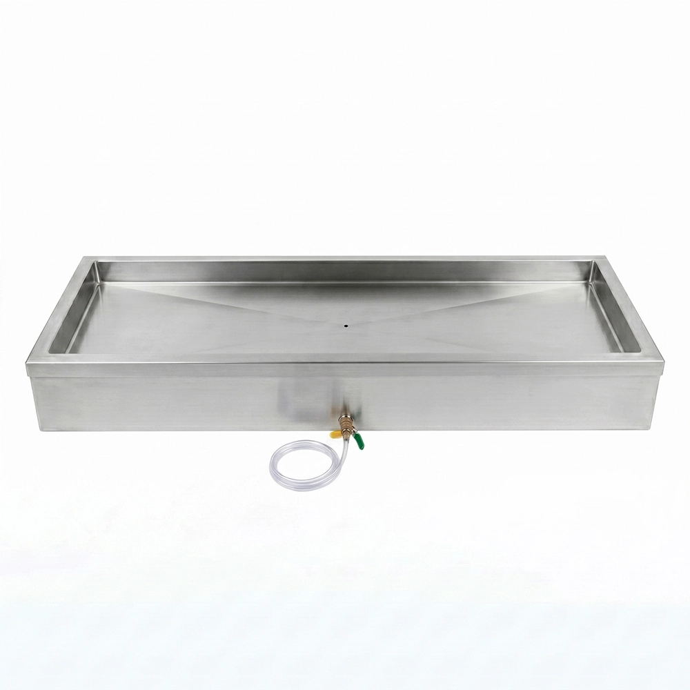 24 in. x 48 in. Stainless Steel Ice Display Chiller - 8 in. Height - Image 5