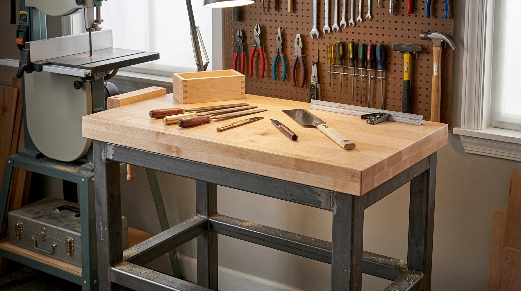 24 in. x 12 in. x 1-1/2 in. Solid Maple Butcher Block Countertop - Image 6