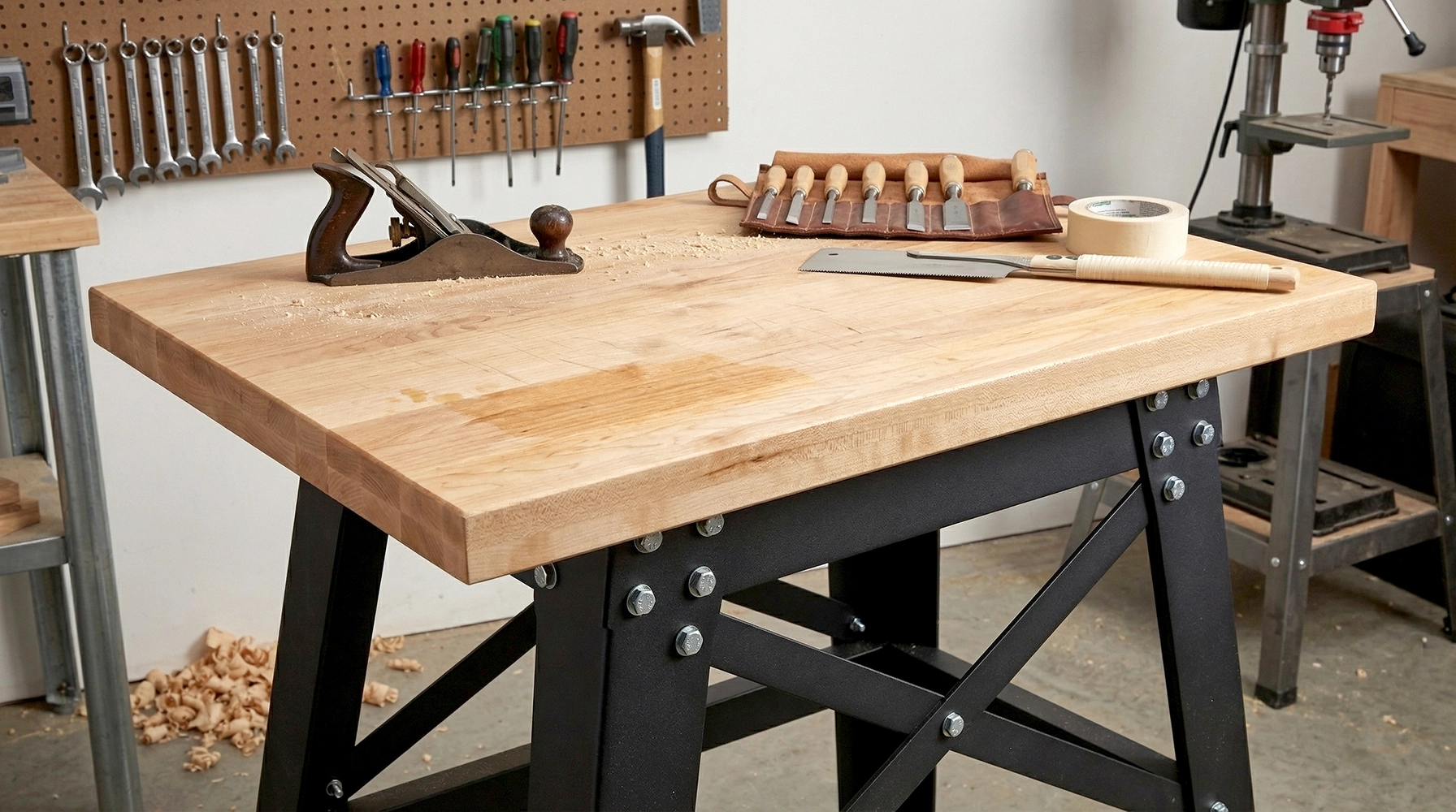24 in. x 36 in. x 1-1/2 in. Solid Maple Butcher Block Countertop - Image 6