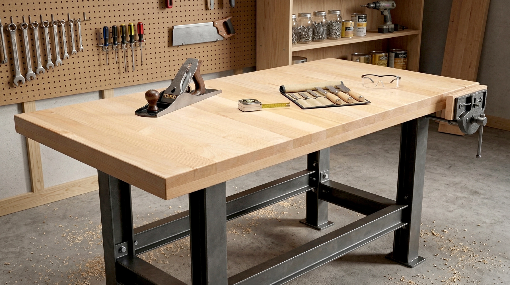 24 in. x 48 in. x 1-1/2 in. Solid Maple Butcher Block Countertop - Image 6