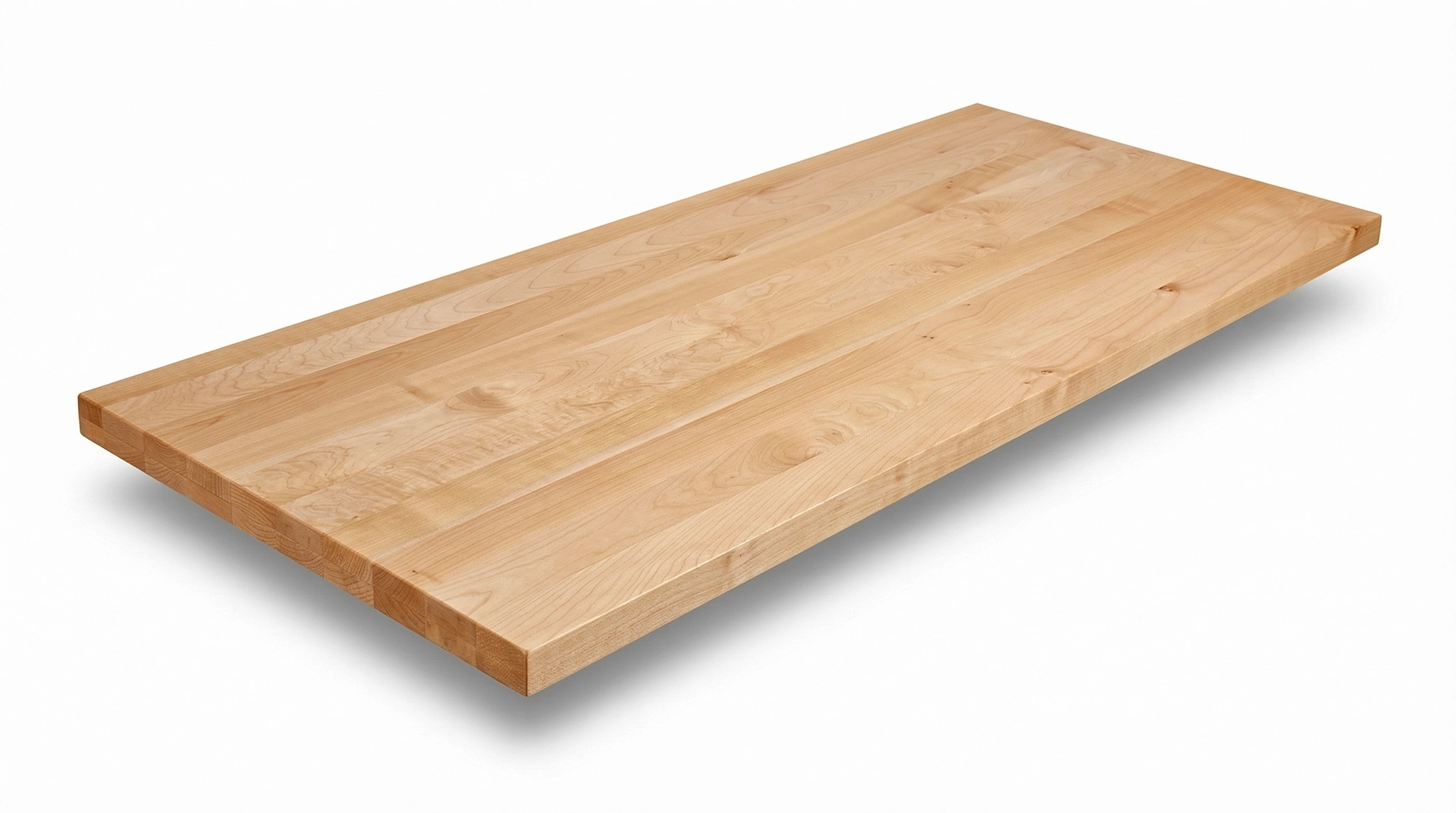 24 in. x 60 in. x 1-1/2 in. Solid Maple Butcher Block Countertop