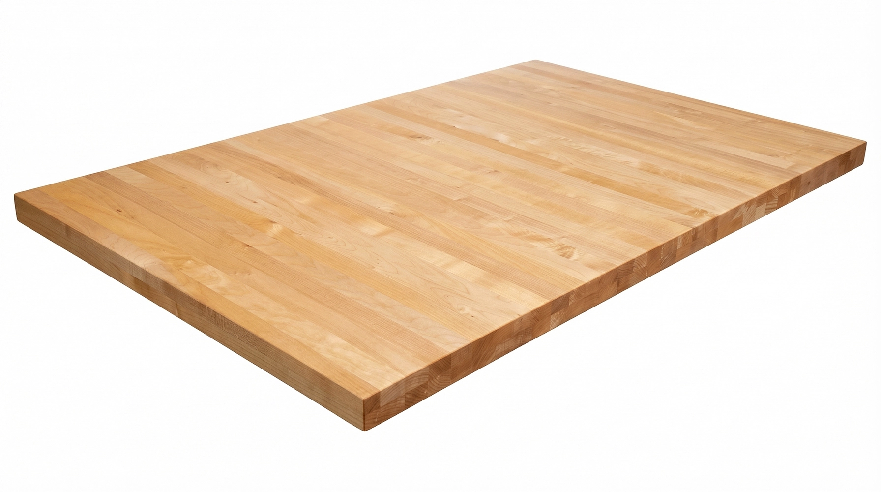 30 in. x 48 in. x 1-1/2 in. Solid Maple Butcher Block Countertop