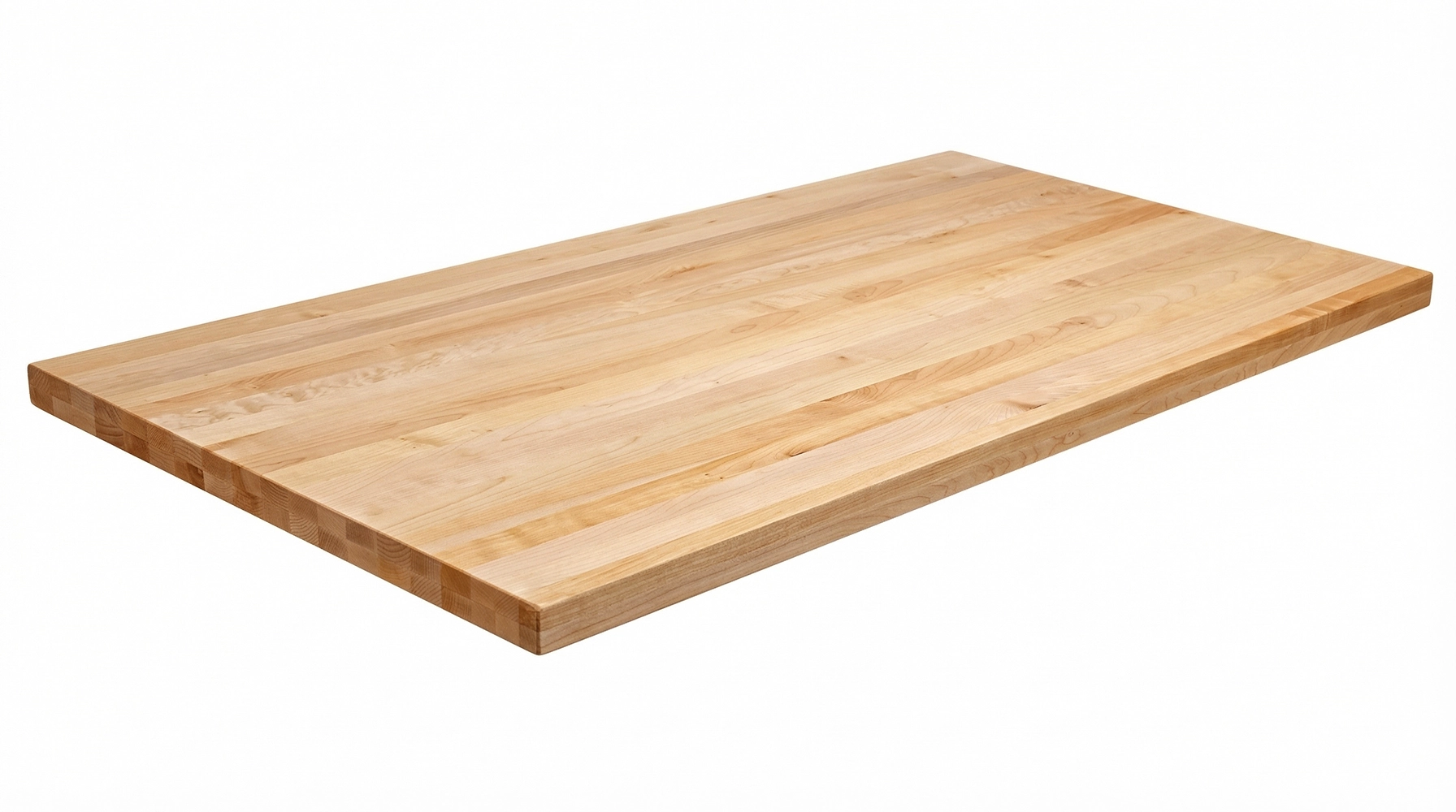 30 in. x 60 in. x 1-1/2 in. Solid Maple Butcher Block Countertop