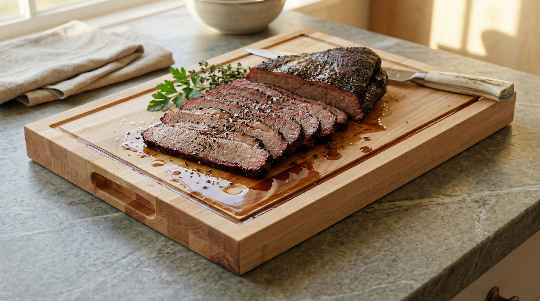 15 in. x 20 in. Maple Wood Cutting Board - Image 4