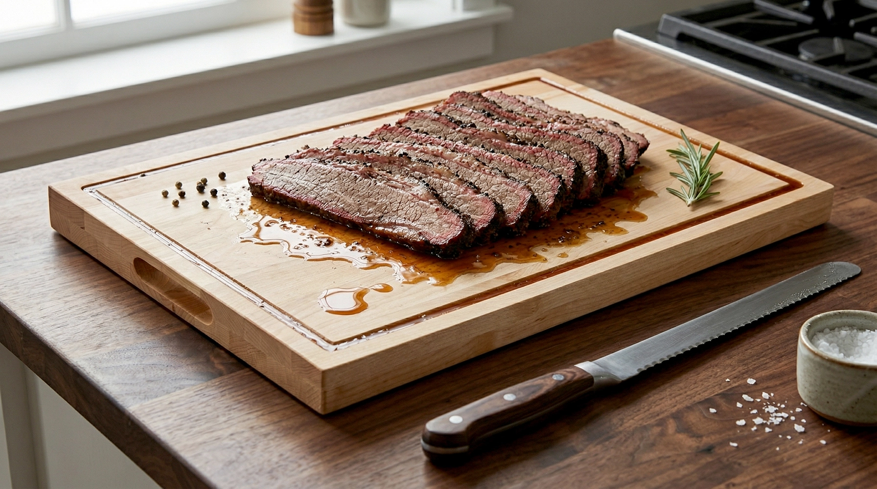16 in. x 24 in. Maple Wood Cutting Board - Image 7