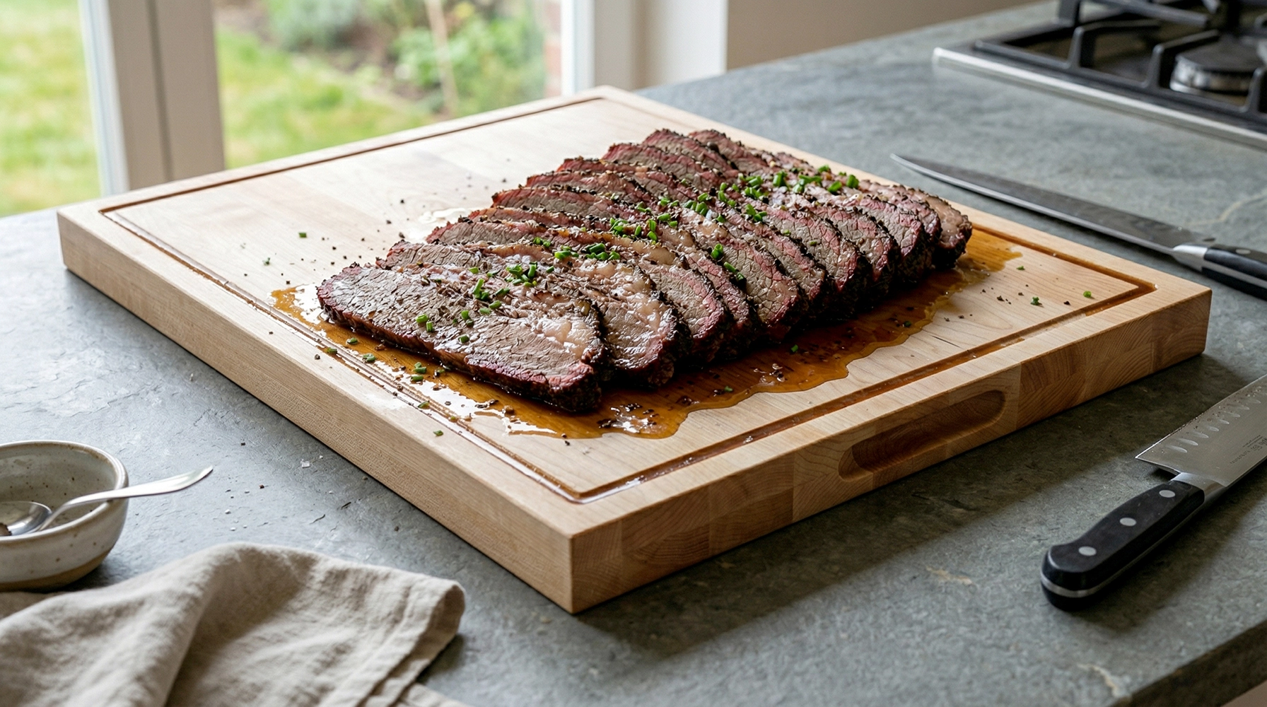 18 in. x 24 in. Maple Wood Cutting Board - Image 4