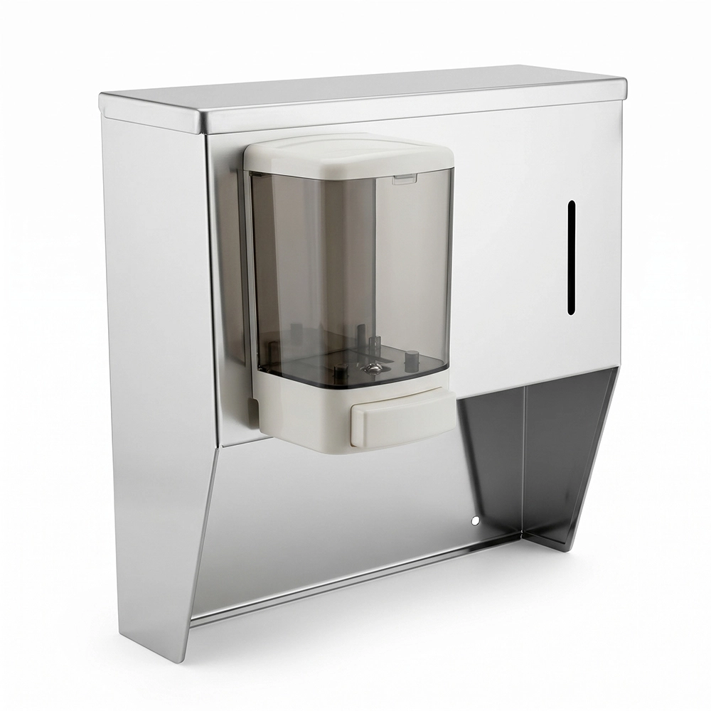 Wall Mount Stainless Steel Soap & Towel Dispenser