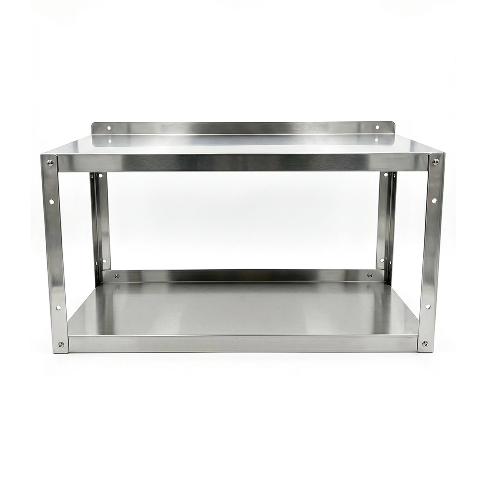2-Tier Stainless Steel Wall Shelf - 12 in. x 36 in. x 16 in. - Image 2