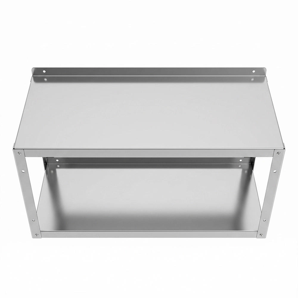 2-Tier Stainless Steel Wall Shelf - 12 in. x 36 in. x 16 in. - Image 4