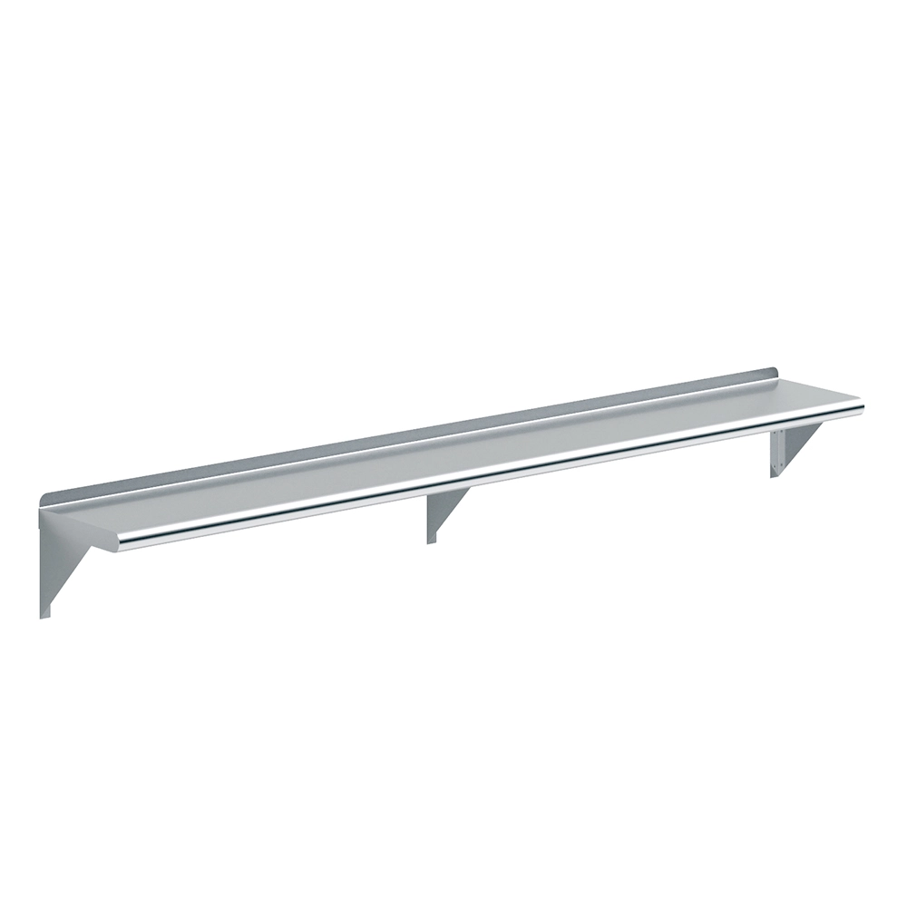 Open Box - 10" X 72" Stainless Steel Wall Mount Shelf