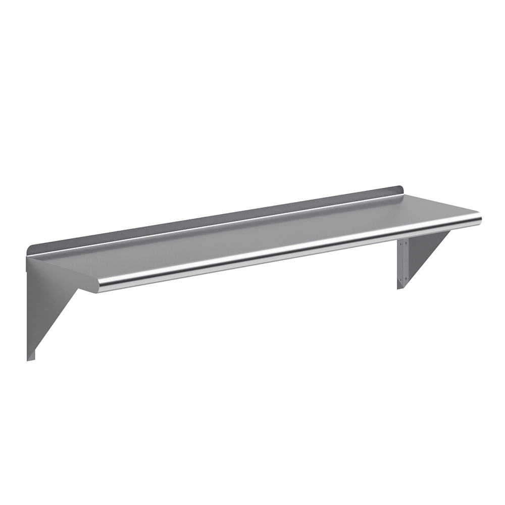 Open Box - 12" X 48" Stainless Steel Wall Mount Shelf