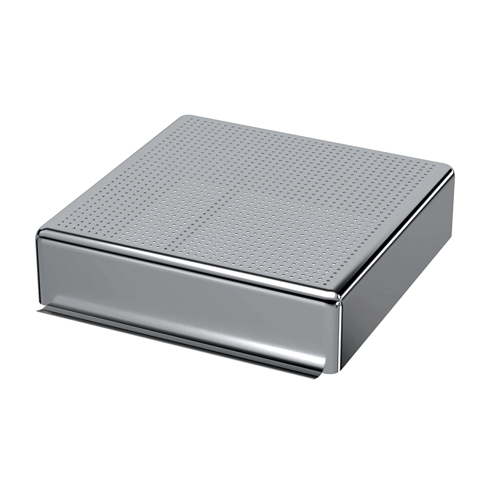 20" X 20" X 5" Pre-Rinse Basket with Stainless Steel Slides - Image 2