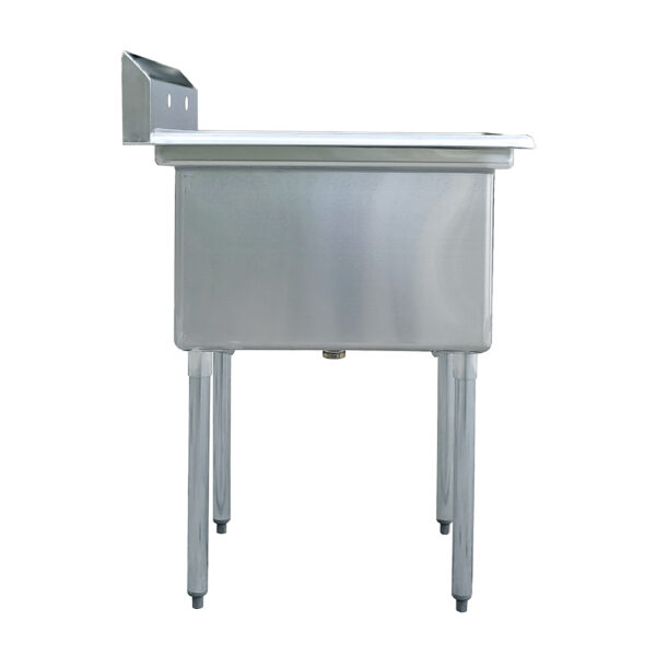 18" X 24" One Compartment Stainless Steel Prep & Utility Sink - Image 5