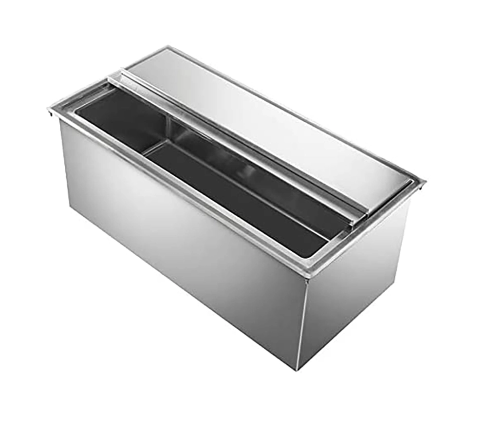 18 in. x 30 in. Stainless Steel Drop-In Ice Bin