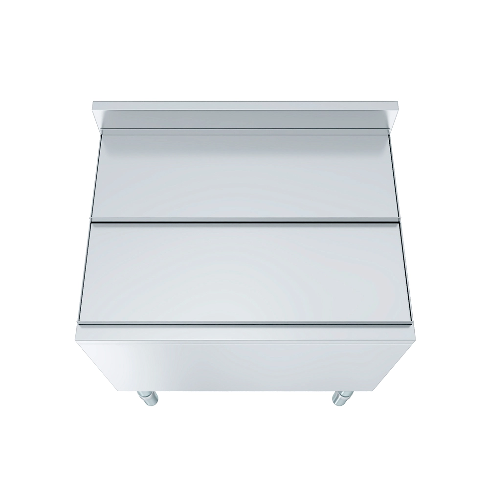 18 1/2 in. x 24 in. x 30 in. Freestanding Stainless Steel Ice Bin With 7-circuit Cast Aluminum Cold Plate - Image 2
