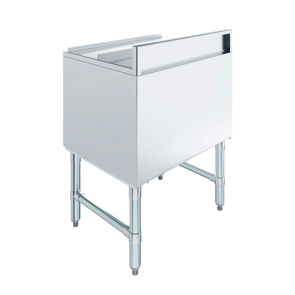 18 1/2 in. x 24 in. x 30 in. Freestanding Stainless Steel Ice Bin With 7-circuit Cast Aluminum Cold Plate - Image 7