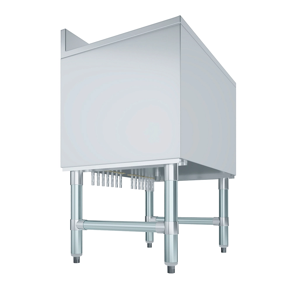 18 1/2 in. x 24 in. x 30 in. Freestanding Stainless Steel Ice Bin With 7-circuit Cast Aluminum Cold Plate - Image 6