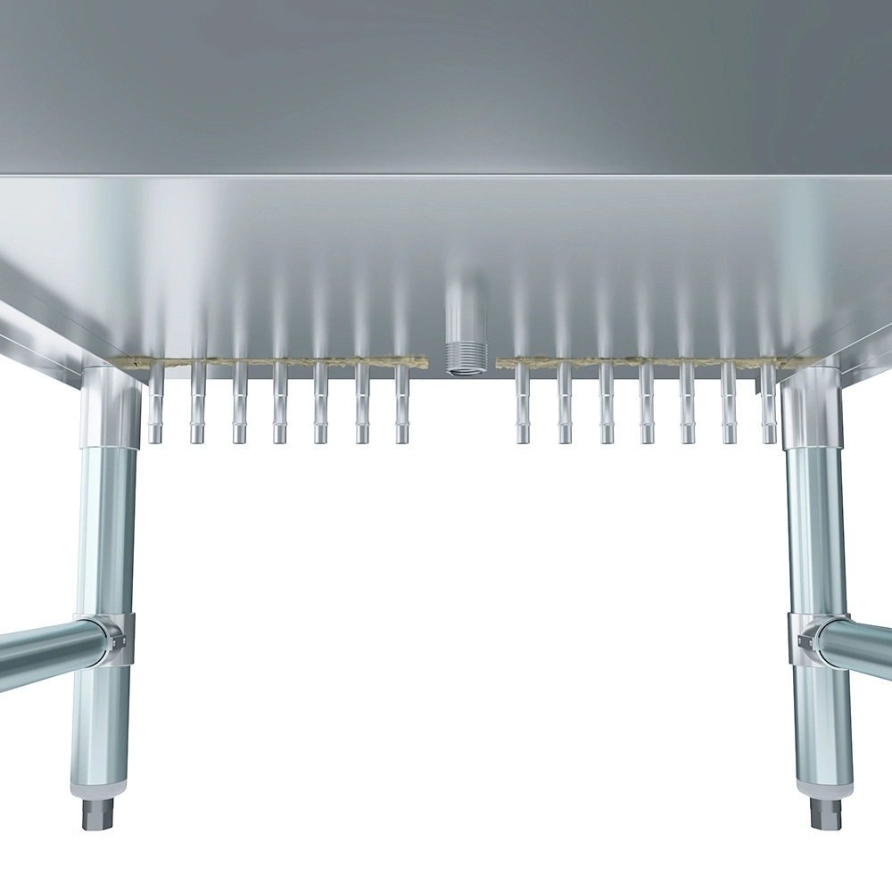 18 1/2 in. x 24 in. x 30 in. Freestanding Stainless Steel Ice Bin With 7-circuit Cast Aluminum Cold Plate - Image 8