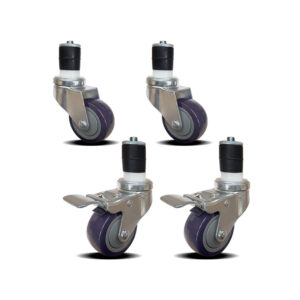 casters inch main