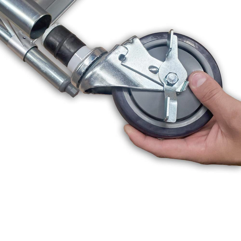 4 in. Casters for Stainless Steel Work Table. 6/Pack - Image 3