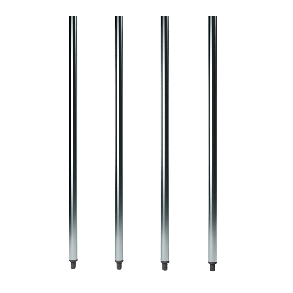 39" Galvanized Steel Legs for Work Tables - 4/Pack