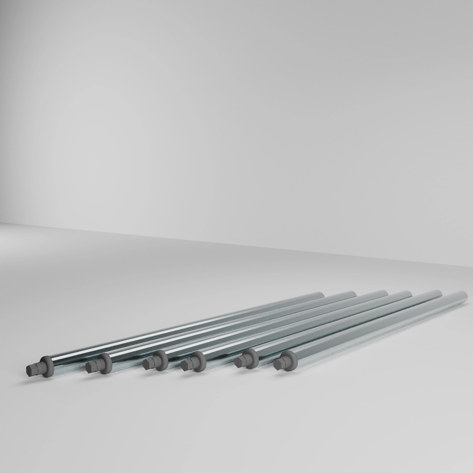 39 in. Galvanized Steel Legs for. 6/Pack - Image 6