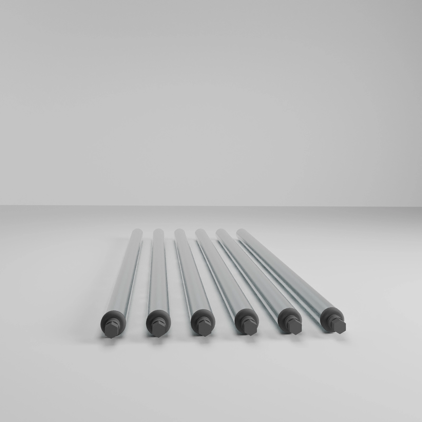 39 in. Galvanized Steel Legs for. 6/Pack - Image 5