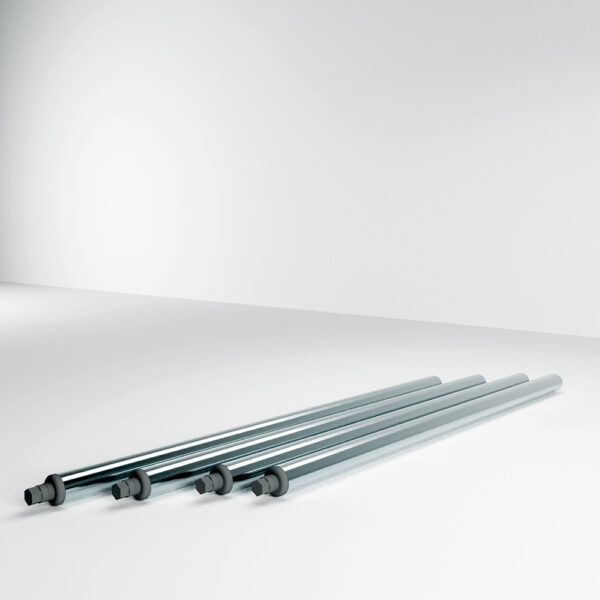 42" Galvanized Steel Legs for Work Tables - 4/Pack - Image 2