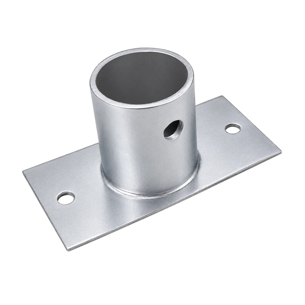 3-1/8 in. x 1-1/2 in. Metallic pipe flange with base plate