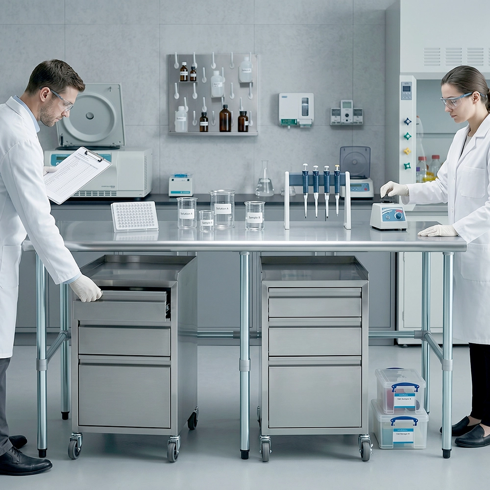 30" X 84" Stainless Steel Work Table With Open Base - Image 4